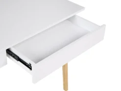 Skrivebord THESLAY Lysebrun/hvid 120 cm 60 cm
