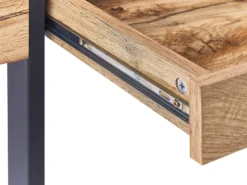 Skrivebord VIDA Lysebrun 120 cm 55 cm med opbevaring