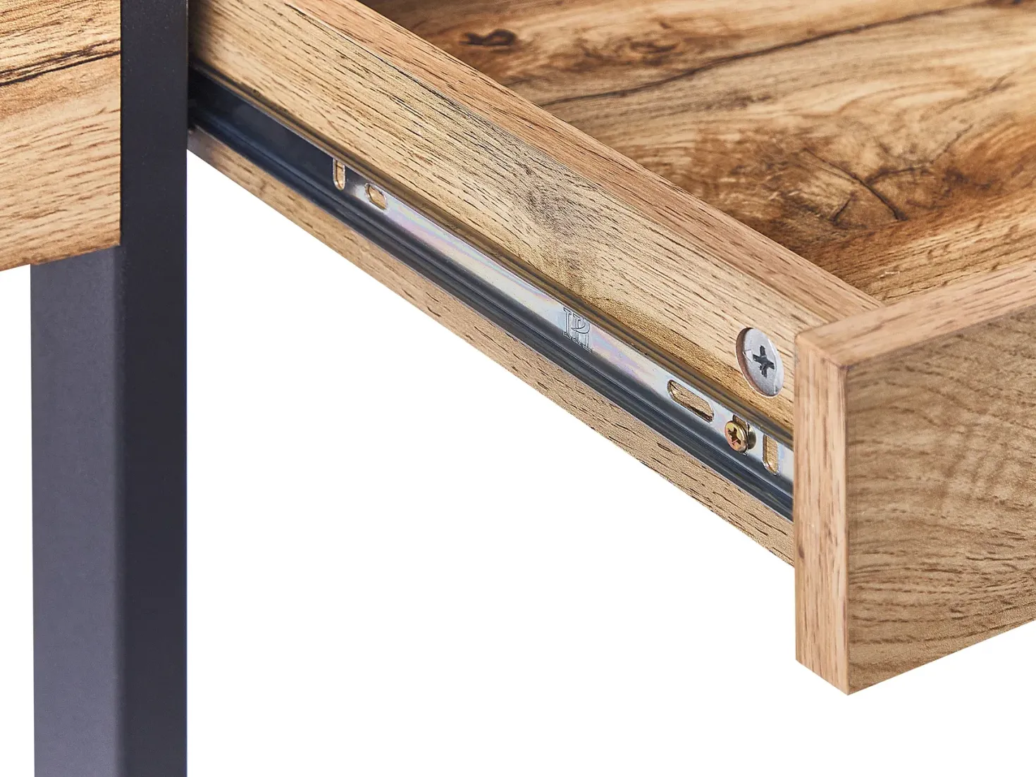 Skrivebord VIDA Lysebrun 120 cm 55 cm med opbevaring