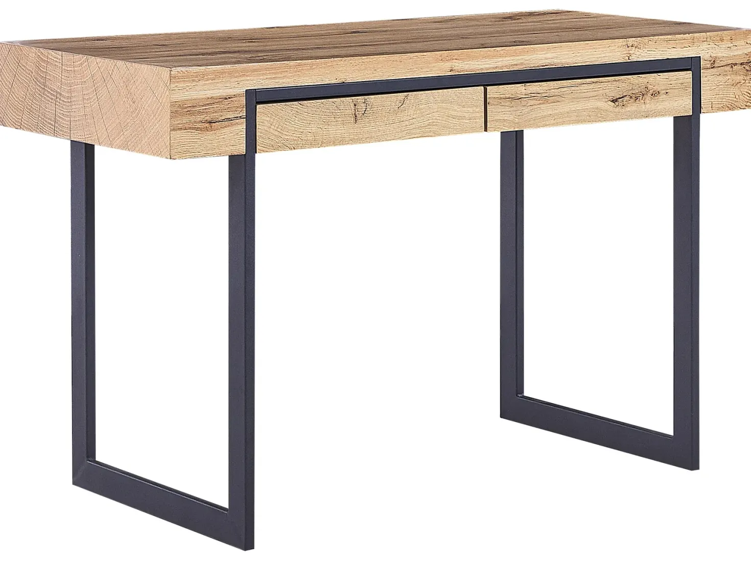 Skrivebord VIDA Lysebrun 120 cm 55 cm med opbevaring