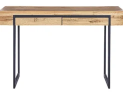 Skrivebord VIDA Lysebrun 120 cm 55 cm med opbevaring
