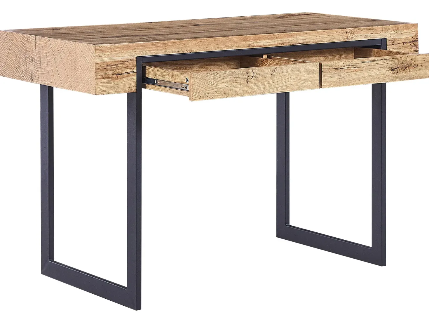 Skrivebord VIDA Lysebrun 120 cm 55 cm med opbevaring