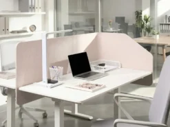 Skrivebordsdeler FOLDY 120 x 50 cm Beige