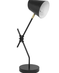 Skrivebordslampe HORTON Justerbar Metal Sort