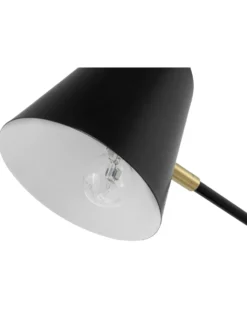 Skrivebordslampe HORTON Justerbar Metal Sort