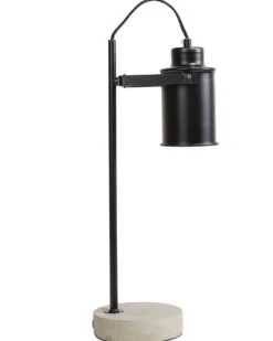 Skrivebordslampe MUNDAKA Justerbar Metal Sort