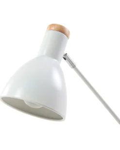 Skrivebordslampe PECKOS Justerbar Metal Hvid