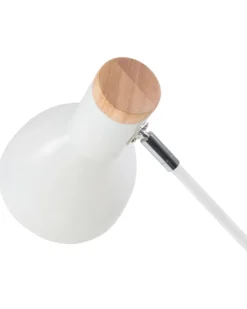 Skrivebordslampe PECKOS Justerbar Metal Hvid