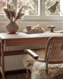 Skrivebordslampe PECKOS Justerbar Metal Hvid