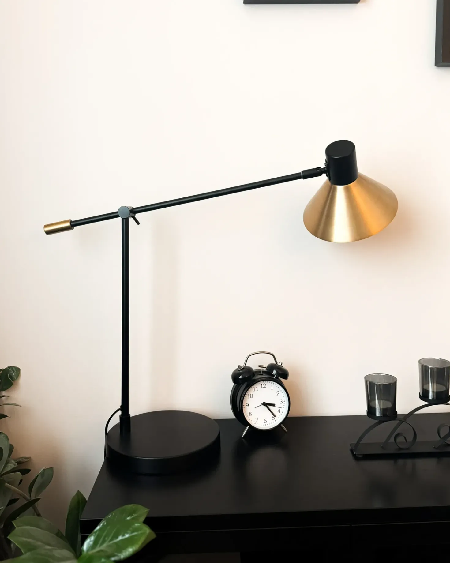 Skrivebordslampe PINKEEN Metal Guld