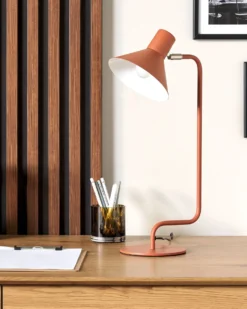 Skrivebordslampe RIMAVA Justerbar Metal Orange