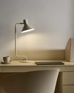 Skrivebordslampe RIMAVA Metal Cremehvid