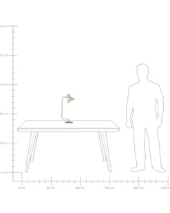 Skrivebordslampe RIMAVA Metal Beige