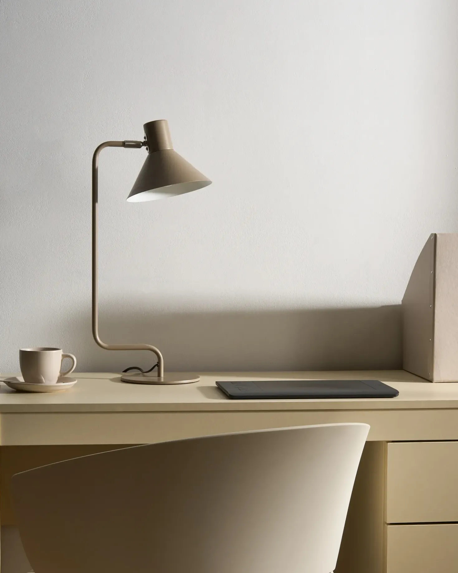 Skrivebordslampe RIMAVA Metal Beige