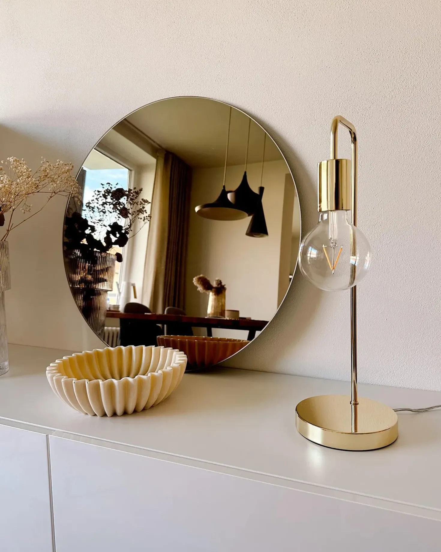 Skrivebordslampe SAVENA Metal Guld