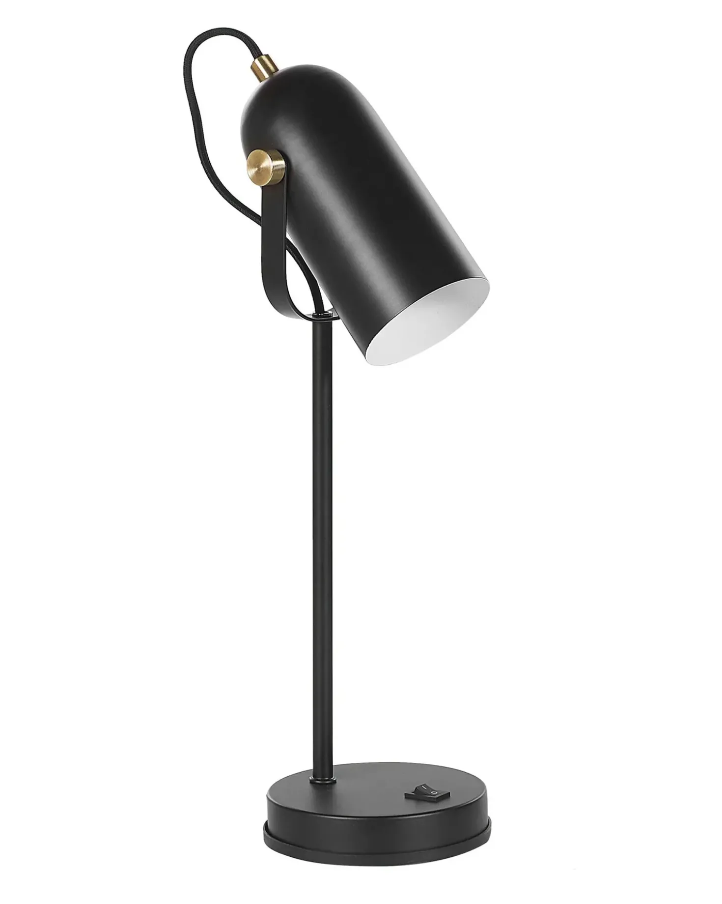 Skrivebordslampe TYRIA Justerbar Metal Sort