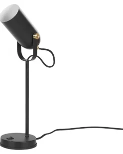Skrivebordslampe TYRIA Justerbar Metal Sort