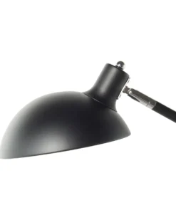Skrivebordslampe MERAMEC Justerbar Metal Sort