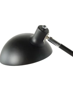 Skrivebordslampe MERAMEC Justerbar Metal Sort