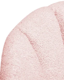 Skrivebordsstol ANNABELLE Boucle Pastellrosa