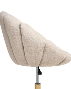 Skrivebordsstol ANNABELLE Boucle Beige