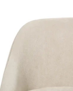 Skrivebordsstol BARDSDALE Velour Lys Beige