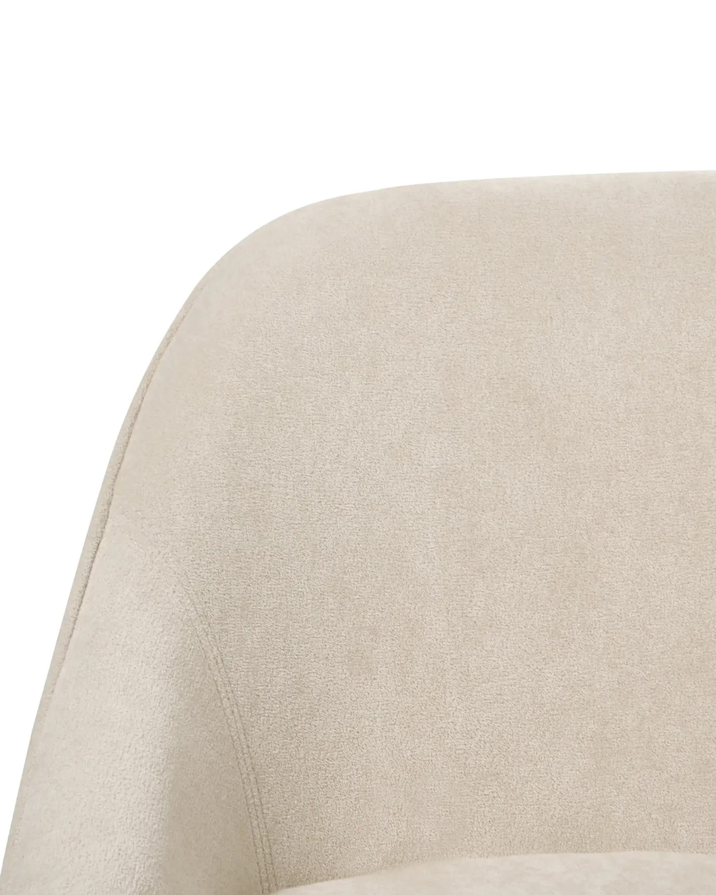 Skrivebordsstol BARDSDALE Velour Lys Beige