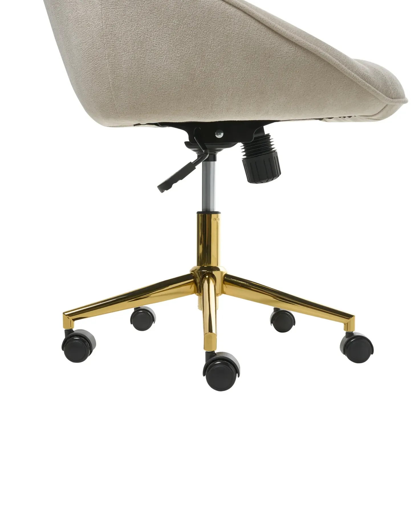 Skrivebordsstol BARDSDALE Velour Lys Beige