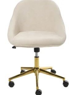 Skrivebordsstol BARDSDALE Velour Lys Beige