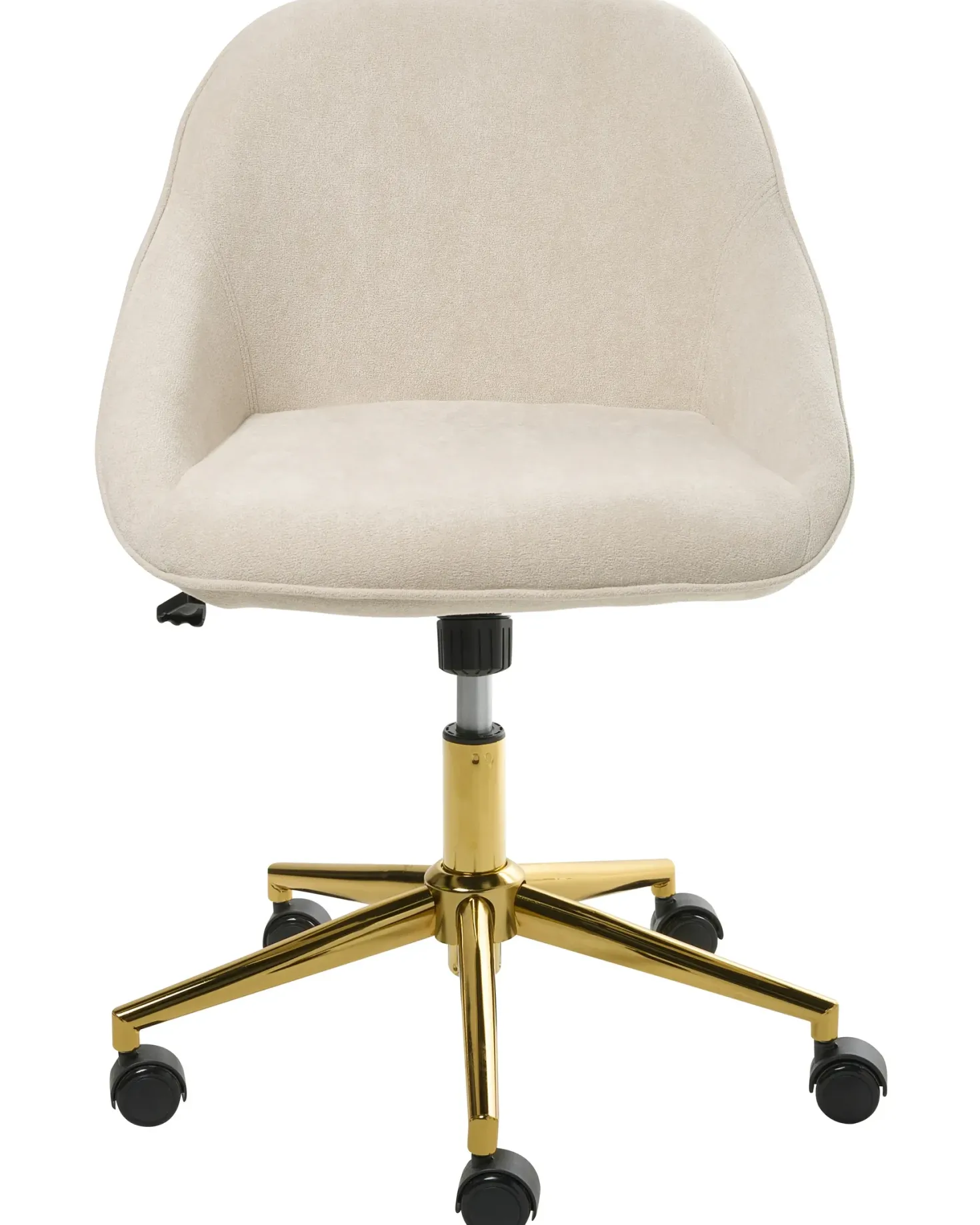 Skrivebordsstol BARDSDALE Velour Lys Beige