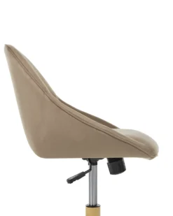 Skrivebordsstol BARDSDALE Velour Brungrå