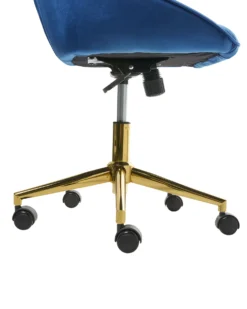 Skrivebordsstol BARDSDALE Velour Navy Blå