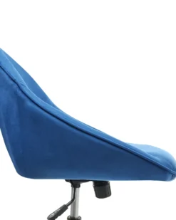 Skrivebordsstol BARDSDALE Velour Navy Blå