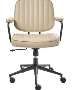 Skrivebordsstol BERNE Kunstlæder Beige