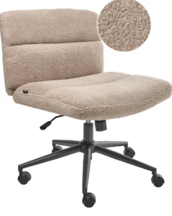 Skrivebordsstol CATLIN Boucle Beige