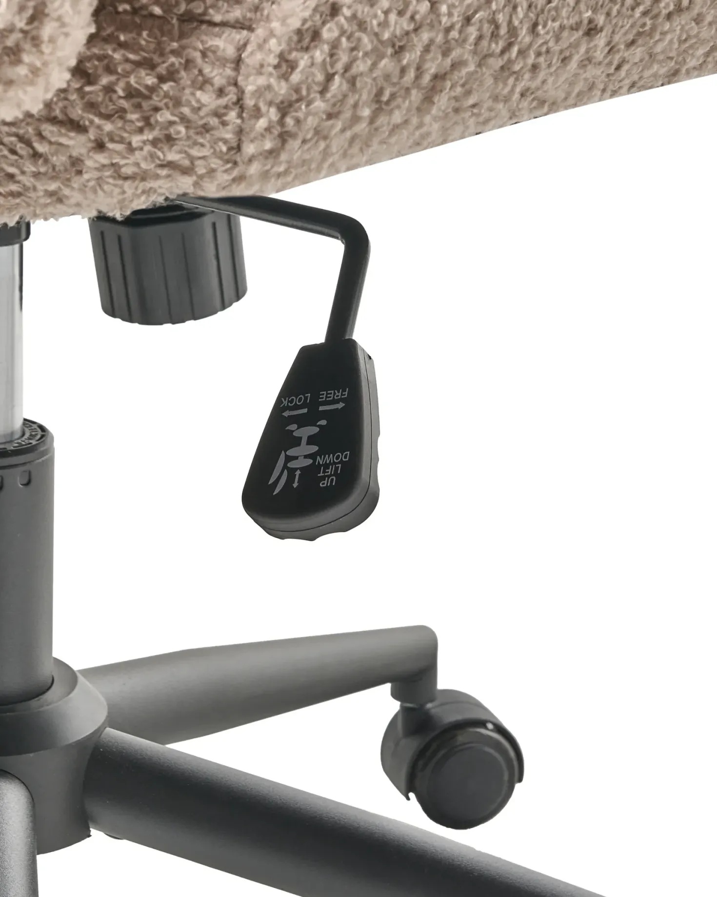 Skrivebordsstol CATLIN Boucle Beige