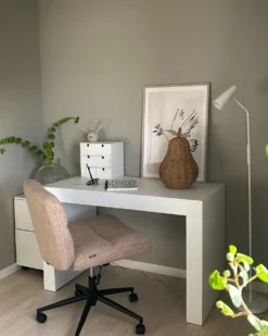 Skrivebordsstol CATLIN Boucle Beige