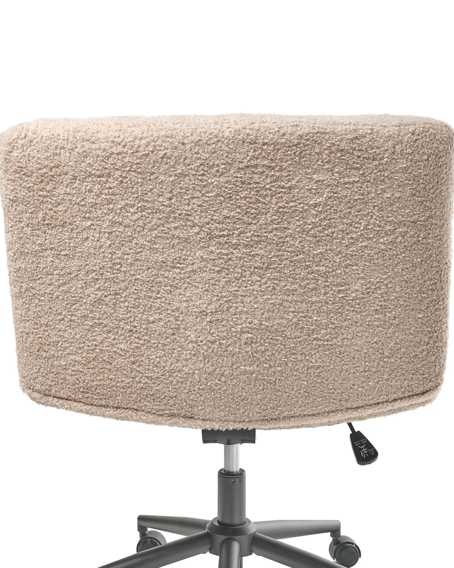 Skrivebordsstol CATLIN Boucle Beige