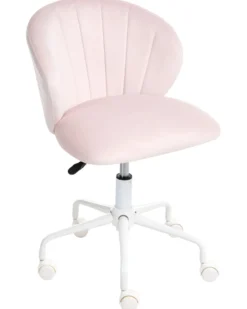 Skrivebordsstol CHEERFUL Velour Pastellrosa