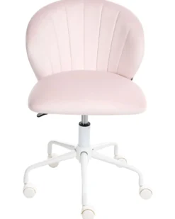 Skrivebordsstol CHEERFUL Velour Pastellrosa