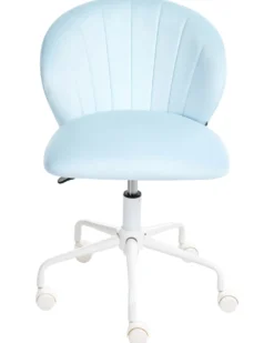 Skrivebordsstol CHEERFUL Velour Himmelblå