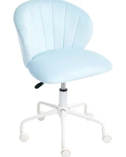 Skrivebordsstol CHEERFUL Velour Himmelblå