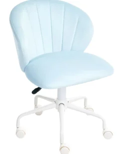 Skrivebordsstol CHEERFUL Velour Himmelblå