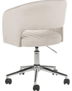 Skrivebordsstol KATONAH Velour Lys Beige