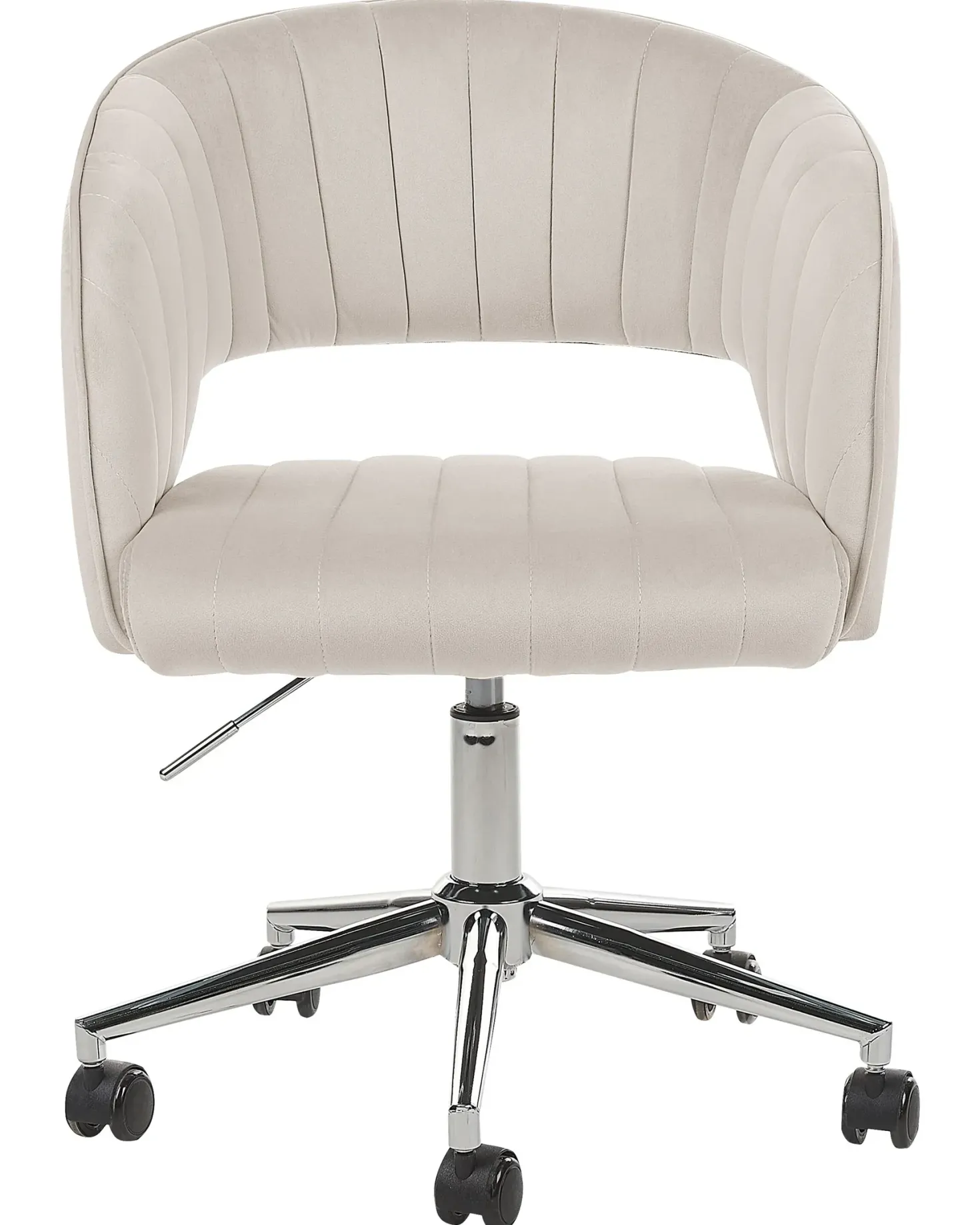 Skrivebordsstol KATONAH Velour Lys Beige