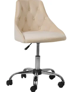 Skrivebordsstol PARRISH Velour Beige
