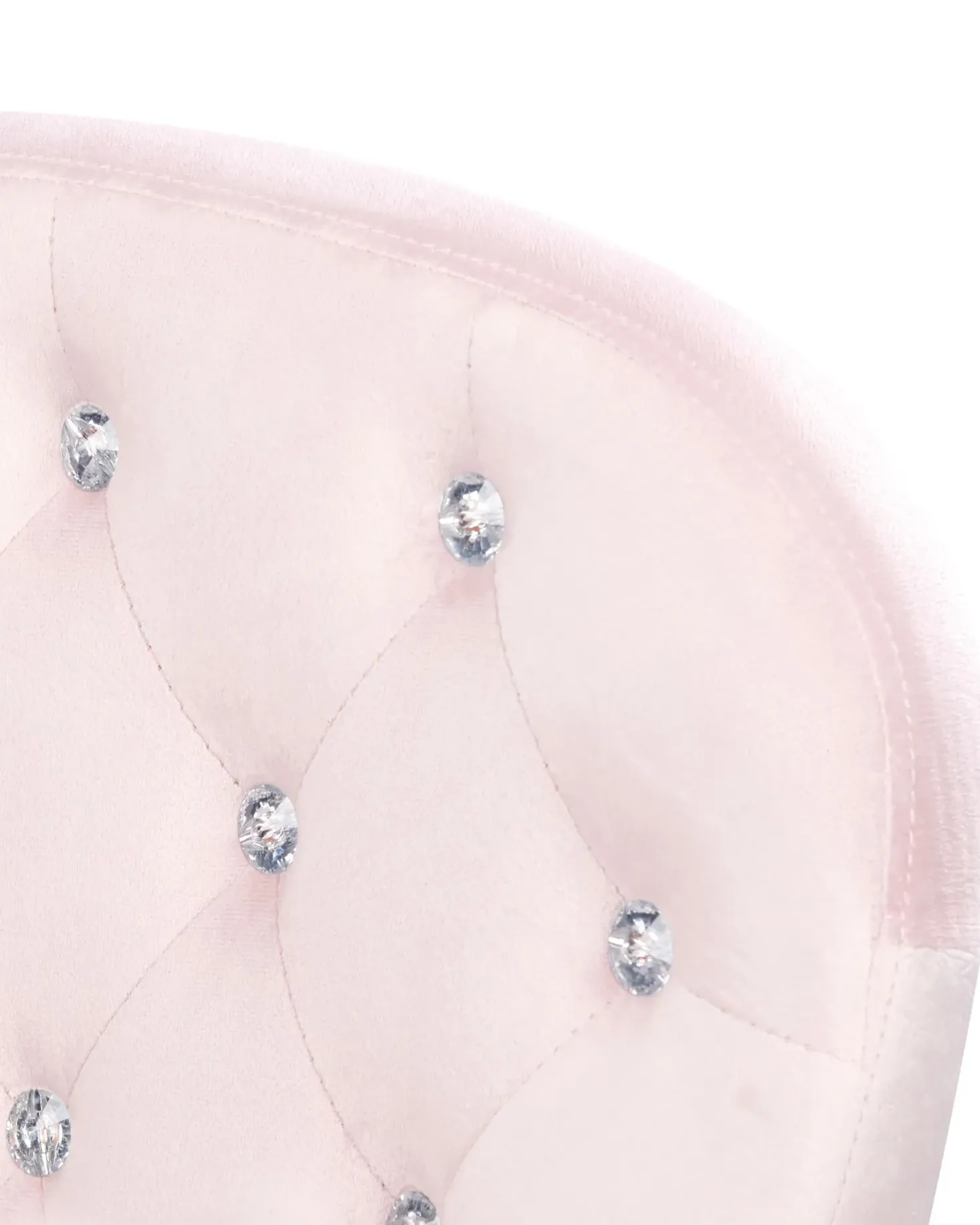 Skrivebordsstol PRINCESS Velour Pastellrosa