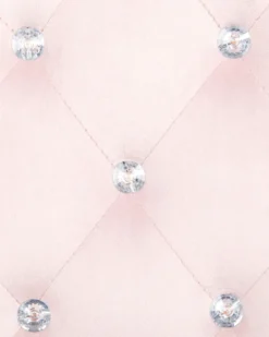 Skrivebordsstol PRINCESS Velour Pastellrosa