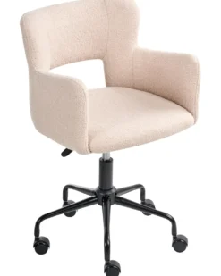 Skrivebordsstol SANILAC II Boucle Beige