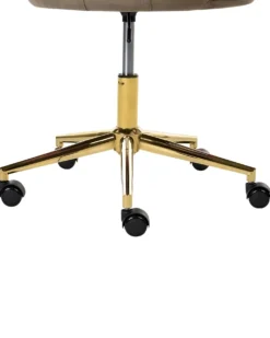 Skrivebordsstol VELENCIA Velour Brun